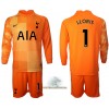 Officiële Voetbalshirt + Korte Broek Doelman Tottenham Hotspur Hugo Lloris 1 Derde 2021-22 Lange Mouw - Kids